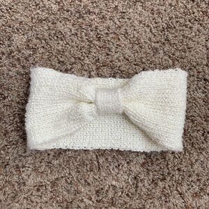 White Knit Headband